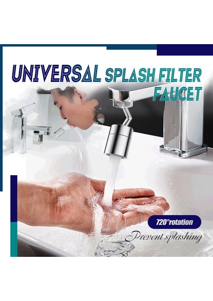 A2 Stili 360 Derece Evrensel Musluk Uzatıcı Başlığı Sıçrama Önleyici Filtre Musluk Hareketli Mutfak Açma Su Tasarrufu Nozül Püskürtücü (Yurt Dışından) fiyatları