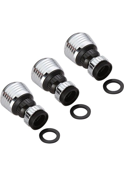 3 Adet Kısa Kafa Stili 3 Adet Musluk Süzgeci Mutfak Musluğu Tasarrufu Suyu Tasarrufu Banyo Duş Başlığı Filtre Memesi Su Tasarrufu Duş Spreyı (Yurt Dışından)