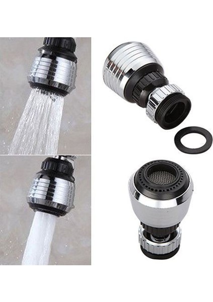 1 Adet Tarzı 360 Derece Mutfak Musluk Aerator Ayarlanabilir Su Filtresi Çok Fonksiyonlu Difüzör Su Tasarrufu Nozulu Musluk Bağlantı Aparatı Duş (Yurt Dışından) fiyatları
