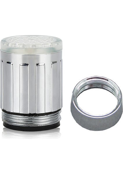 24 mm Adaptör Stili LED Işıklı Su Musluğu Değişen Parıltı Mutfak Duş Bataryası Su Tasarrufu Yenilikçi Luminous Musluk Başlığı Banyo Işık (Yurt Dışından) modelleri