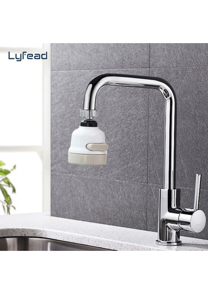 C Stili Lyfead 3 Modlu Musluk Aeratörü Mutfak Basınçlı Su Tasarrufu Ayarlanabilir Booster Musluk (Yurt Dışından) fiyatları
