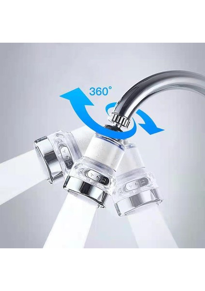No.3 Tarzı 360 Derece Dönebilen Mutfak Musluğu Aerator Su Tasarrufu Başlığı 3 Mod Ayarlanabilir Pp Pamuklu Püskürtücü Filtre Difüzörü Musluk Bağlantısı (Yurt Dışından) modelleri