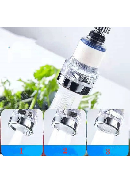 No.3 Tarzı 360 Derece Dönebilen Mutfak Musluğu Aerator Su Tasarrufu Başlığı 3 Mod Ayarlanabilir Pp Pamuklu Püskürtücü Filtre Difüzörü Musluk Bağlantısı (Yurt Dışından) fırsatları