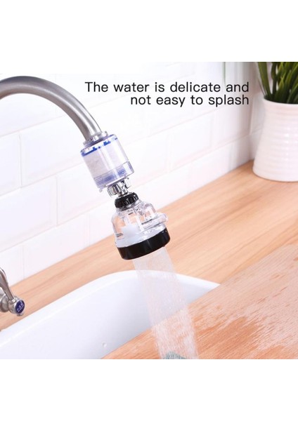 No.1 Tarzı 360 Derece Dönebilen Sıçrama Geçirmez Klor Giderici Filtre Musluk Başlığı Su Arıtma Musluğu 3 Mod Su Tasarrufu (Yurt Dışından) modelleri