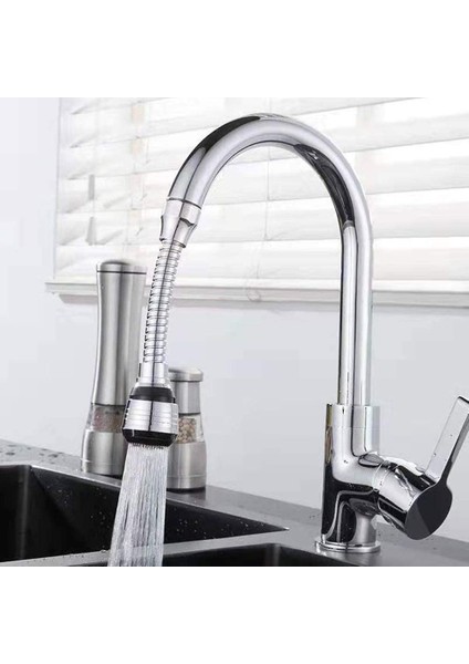 Kısa Stil 360° Dönebilen Mutfak Bataryası Uzatma Musluğu Aerator Su Tasarrufu Musluğu Difüzörü Musluk Nozulu (Yurt Dışından) fiyatları