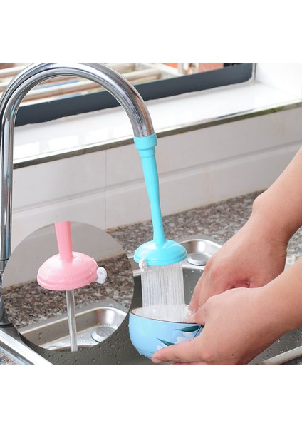 Mavi-Kısa Stil Musluk Uzatma Dönüşümlü Musluk Çocuklar Yıkama Cihazı Yüksek Esneklik Mutfak Banyo Aksesuarları Su Tasarrufu Musluk Uzatıcı (Yurt Dışından) modelleri
