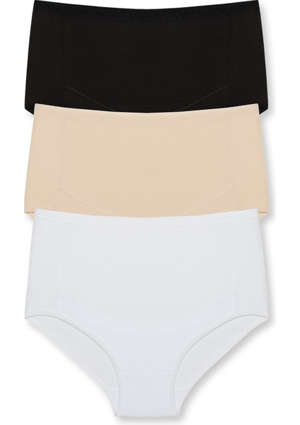 3'lü Pamuklu Hamile Kadın Külot