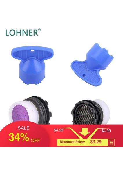 16.5mm Style Lohner Satış Musluk Köpürtücü Tap Erkek Diş Anahtarı Için Aerator Su Tasarrufu Dış Mutfak Gizli Llave Grifo Aireador. (Yurt Dışından) fiyatları