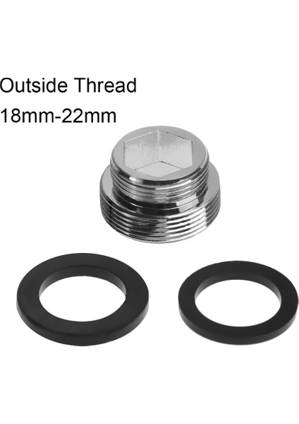 Mavi Stil Ev Günlük Musluk Için Gasket Aracı ile Mm'den Ap Aerator Bağlantısı Için Metal Dış Iç Iplik Su Tasarrufu Adaptörü (Yurt Dışından)