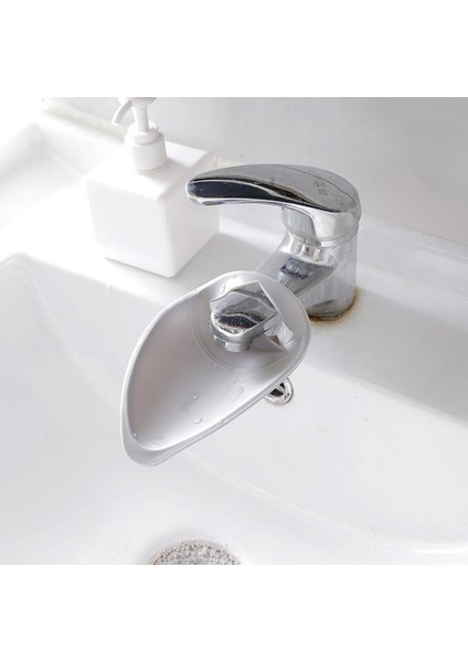 No.1 Tarzı 1 Adet Toksik Olmayan Silikon Musluk Uzatma Aparatı Çocuklar Için Mutfak Banyo Aksesuarları- Çocuklar Için Su Tasarrufu Musluk Uzantısı (Yurt Dışından)