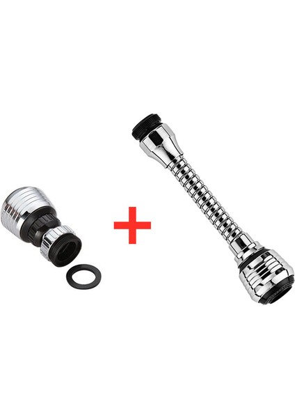 2 Adet B Tarzı Su Musluğu Kabarcık Döner Musluk Başlığı Su Bubbler Döner Su Tasarrufu Musluk Aerator Musluk Başlığı Filtre Dönüştürücü - (Yurt Dışından)