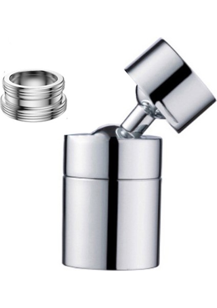 24MM 360 Derece Stili Derece Musluk Sprey Filtresi Musluk Sprey Başlığı Sıçrama Karşıtı Filtre Sızdırmazlık Musluğu Filtre Su Tasarrufu Banyo Için (Yurt Dışından)