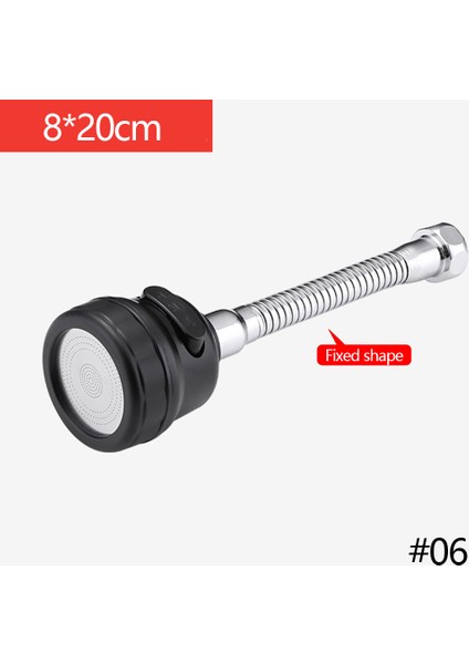 Siyah-Uzun Tarzı 360 Derece Yüksek Basınçlı Mutfak Musluğu Uzatıcı Dönebilen Musluk Süzgeci Su Tasarrufu Musluğu Başlığı Adaptörü Lavabo Aksesuarları (Yurt Dışından)