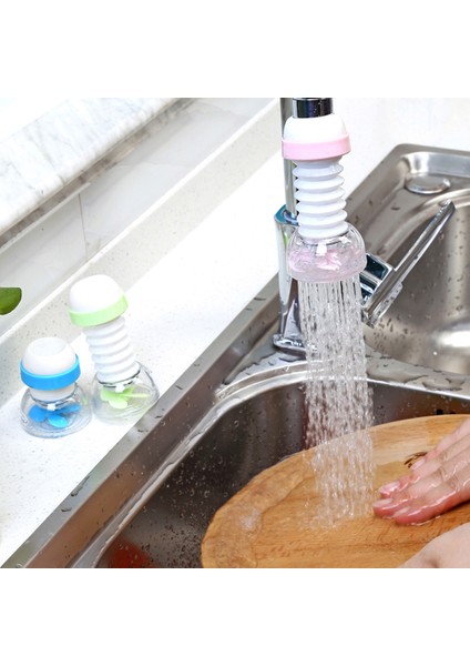 Mavi Stil Bulaşık Sebze Yıkama Püskürtücü Musluk Uzatıcı Mutfak Su Tasarrufu Çocuklar El Yıkama Banyo Lavabo Duş Ürünleri Sıçrama Musluğu (Yurt Dışından) fırsatları