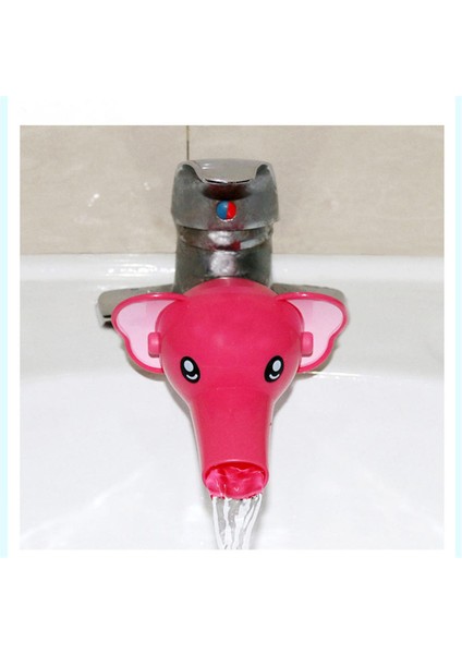 Pembe Fil Stili Karikatür Musluk Uzatıcı Fil Ördek Şekil Su Tasarrufu Çocuk Bebek Yıkama El Musluğu Uzatma Banyo Aksesuarları (Yurt Dışından) indirimleri