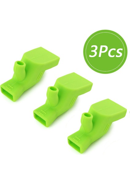 3 Adet Yeşil Stil Mutfak Lavabo Bataryası Uzatıcı Kauçuk Esnek Nozül Rehber Çocuklar Su Tasarrufu Musluk Uzantısı Banyo Aksesuarları Için (Yurt Dışından)