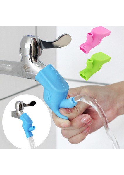 3 Adet Yeşil Stil Mutfak Lavabo Bataryası Uzatıcı Kauçuk Esnek Nozül Rehber Çocuklar Su Tasarrufu Musluk Uzantısı Banyo Aksesuarları Için (Yurt Dışından) fiyatları