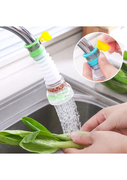 Mavi Stil 360 Derece Ayarlanabilir Su Musluğu Uzatma Filtresi Duş Banyo Musluk Uzatıcı Su Tasarrufu Sıçrama Geçirmez Mutfak Aksesuarları (Yurt Dışından) fiyatları