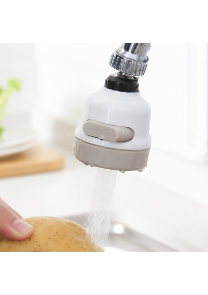 Evrensel Taşınabilir Mutfak Musluğu Başlığı 360 Derece Dönebilen Ayarlanabilir Musluk Su Tasarrufu Filtre Sprey Musluk Ev Filtre Musluk (Yurt Dışından)