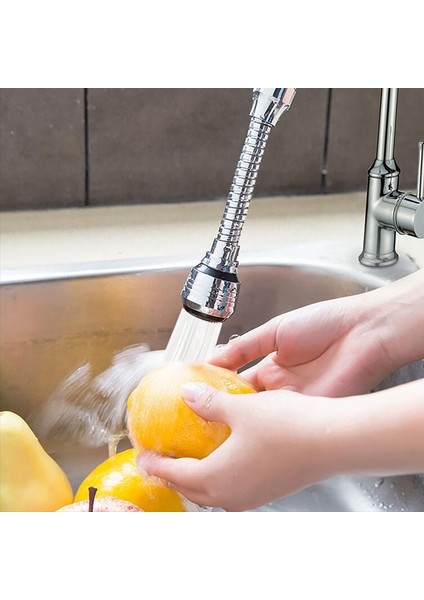 No.17 Stili 1 Bilgisayar Mutfak Aletleri 23 Modlu Dönebilen Köpüklü Yüksek Basınçlı Musluk Uzatıcı Su Tasarrufu Banyo Mutfak Aksesuarları Malzemeleri (Yurt Dışından)
