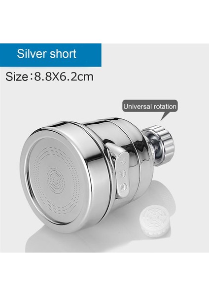 1 Stili Yazın Mutfak Lavabo 3 Modlu Dönebilen Musluk Aerator Kabarcıklı Esnek Su Tasarrufu Yüksek Basınçlı Filtre Adaptör Püskürtücü (Yurt Dışından)