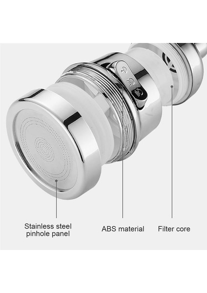 1 Stili Yazın Mutfak Lavabo 3 Modlu Dönebilen Musluk Aerator Kabarcıklı Esnek Su Tasarrufu Yüksek Basınçlı Filtre Adaptör Püskürtücü (Yurt Dışından) modelleri