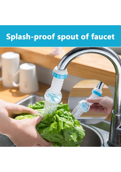 Musluk Genişletici D Stili 360° Ev Dönebilen Su Köpüğü Döner Kafa Su Tasarrufu Musluk Aerator Nozulu Tap Adaptörü Cihazı Aktif Karbon Mutfak (Yurt Dışından) fiyatları