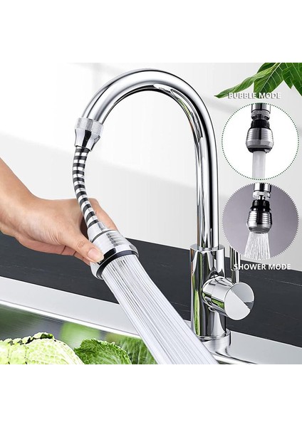 No.14 Tarzı 1 Bilgisayar Derece Döner Mutfak Musluk Aerator Ayarlanabilir Çift Modlu Püskürtücü Filtre Difüzör Su Tasarrufu Nozulu Musluk Bağlantısı (Yurt Dışından) fırsatları