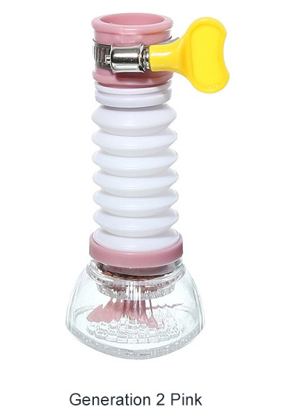 No.18 Tarzı 1 Bilgisayar Derece Döner Mutfak Musluk Aerator Ayarlanabilir Çift Modlu Püskürtücü Filtre Difüzör Su Tasarrufu Nozulu Musluk Bağlantısı (Yurt Dışından)