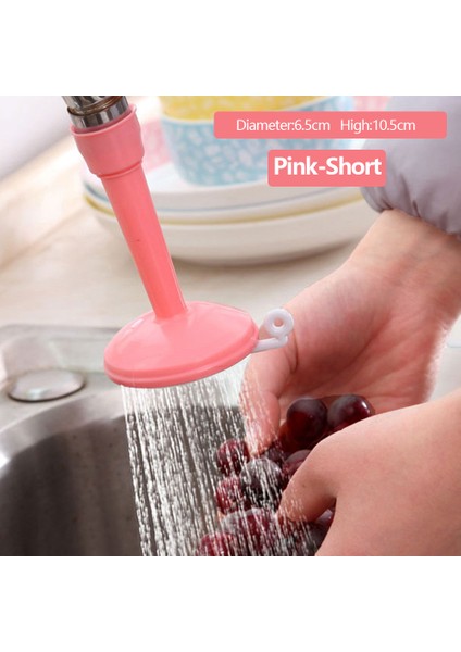 Pembe-Kısa Tarzı Sürgülü Su Tasarruflu Musluk Aerator Filtre Bağlantısı Popüler Musluk Nozulu Adaptörü Ev Mutfak Aksesuarları (Yurt Dışından)