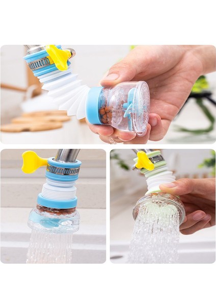 Yeşil-B Tarzı 360 Derece Ayarlanabilir Musluk Uzatma Ağızlık Su Tasarrufu Püskürtücü Filtre Difüzör Mutfak Banyo Su Musluğu Aksesuarları (Yurt Dışından) modelleri