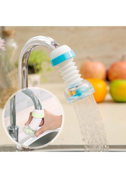 No.2 Tarzı 360 Derece Ayarlanabilir Musluk Uzatma Filtre Su Tasarruf Nozulu Banyo Duş Ev Mutfak Aksesuarları (Yurt Dışından)