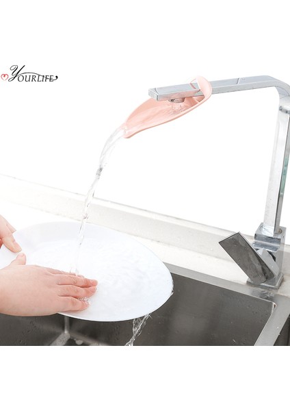 Pembe Tarzı Oyourlıfe Taşınabilir Lavabo Musluk Uzatıcı Çocukların Ellerini Yıkama Yardımcı Uzatma Mutfak Banyo Su Musluğu Tasarrufu (Yurt Dışından) modelleri