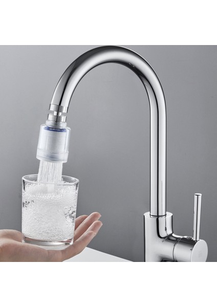 Ben Stil 360 Derece Ayarlanabilir Lavabo Bataryası Uzatma Borusu Banyo Su Tasarrufu Musluk Duş Filtresi Nozul Köpük Adaptörü Mutfak Aksesuarları (Yurt Dışından)