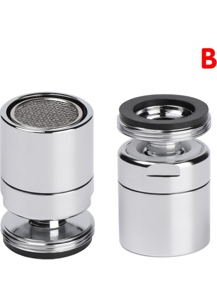 24MM Male Style Bakır Su Tasarruflu Musluk Ağzı Musluk Ağzı Sprey 360 Derece Dönebilen Sprey Musluk Başlığı Ev Donanımı (Yurt Dışından)