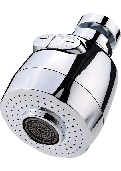 Gümüş Tarzı Mutfak Musluğu Için 360 Derece Dönebilen Su Tasarruflu Musluk Başlığı Musluk Aeratorı Filtre Adaptör Buborğu (Yurt Dışından)