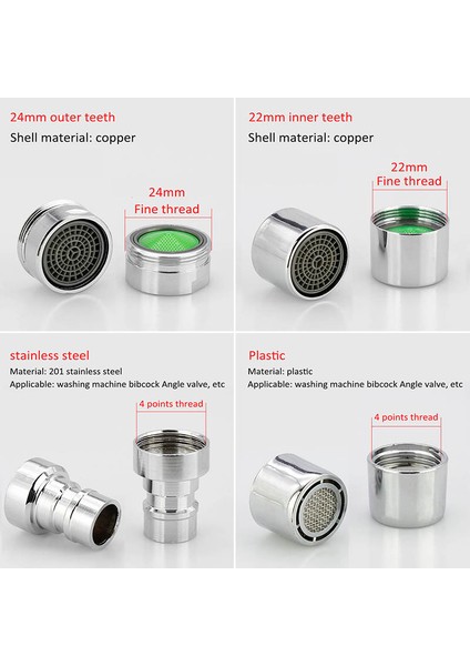 Plastik Stil 1 Adet Su Tasarrufu Nozulu Banyo Aksesuarları Ağı Ağızlık Musluk Aerator Sıçramayı Önleyen Musluk Köpücü Musluk Bağlantısı Duş (Yurt Dışından) modelleri