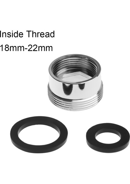 18MM-22MM Tarzı Iç Musluk Aerator Bağlantısı Metal Dış Iç Iplik Su Tasarruf Adaptörü mm ile Mühür ile - Mutfak Bataryası Için (Yurt Dışından)