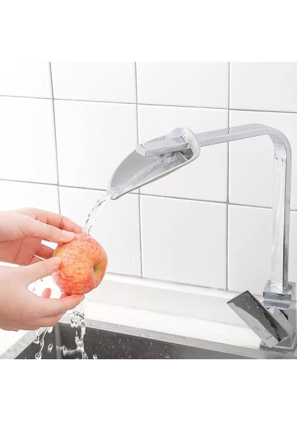 Pembe Tarzı Banyo Musluğu Uzatıcı Su Tasarrufu Yardımcı Çocuklar El Yıkama Cihazı Rehberi Lavabo Araçları Mutfak Aksesuarları Musluk Uzatma (Yurt Dışından) indirimleri