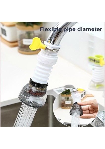 Yeşil Nesil 2 Tarzı 1 Parça Yeni 360 Ayarlanabilir Musluk Nozul Uzatıcı Lavabo Aerator Nozul Duş Püskürtme Başlığı Su Tasarruf Cihazı Mutfak Banyo Için (Yurt Dışından)