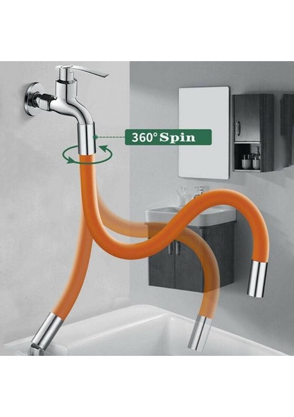 Siyah 20CM Tarzı 360° Dönüşlü Evrensel Musluk Uzatma Uzatma Sıçrama Geçirmez Köpüren Uzatma Borusu Ücretsiz Bükme Su Tasarruflu Musluk Uzatıcılar (Yurt Dışından) fiyatları