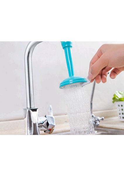 Kısa Mavi Stil Döner Su Tasarruflu Musluk Aerator Farklılaştırıcı Musluk Uzatıcı Evrensel Musluk Akış Duş Adaptörü Mutfak Banyo Aksesuarları (Yurt Dışından) indirimleri