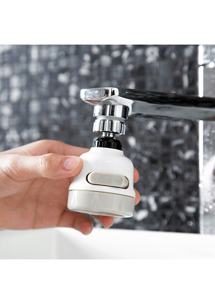 360 Derece Dönebilen Mutfak Musluğu Nozulu Adaptörü Banyo Musluğu Aksesuarları Filtre Spreyler Musluk Su Tasarruf Cihazı Ev Malzemeleri (Yurt Dışından) fırsatları
