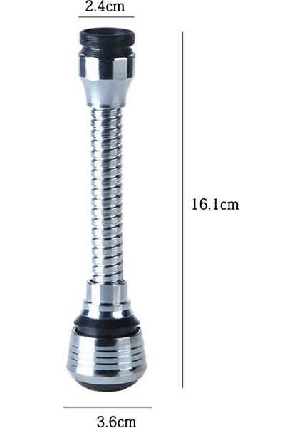 Resim Gösterisi Stili Olarak Banyo Mutfak Aksesuarları 2 Modlu Dönebilen Baloncuklu Su Tasarruflu Yüksek Basınçlı Nozul Filtre Musluk Adaptörü - E-Ticaret Başlığı (Yurt Dışından)