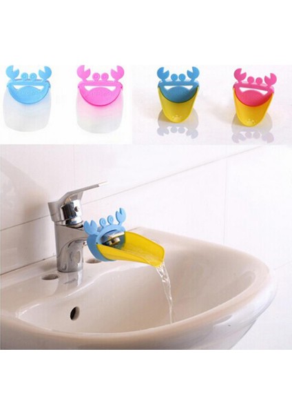 No.3 Tarzı Yeni Çocuk Banyo Kurbağa Yengeç Şekilli Musluk Uzatıcı Su Tasarruflu Karikatür Çocuklar Yıkama Musluğu Uzatma Banyo Aksesuarları (Yurt Dışından) modelleri