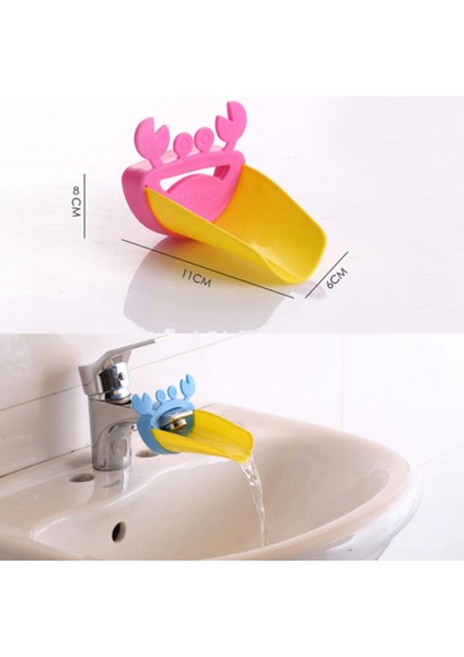 No.6 Tarzı Yeni Çocuk Banyo Kurbağa Yengeç Şekilli Musluk Uzatıcı Su Tasarruflu Karikatür Çocuklar Yıkama Musluğu Uzatma Banyo Aksesuarları (Yurt Dışından) indirimleri