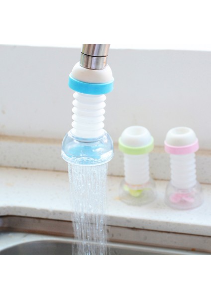 Yeşil Stil Mutfak Musluk 360 Ayarlanabilir Su Filtreli Püskürtücü Tasarruf Başlığı Su Tasarrufu Hortumu Banyo Duş Sıçrama Filtresi (Yurt Dışından)