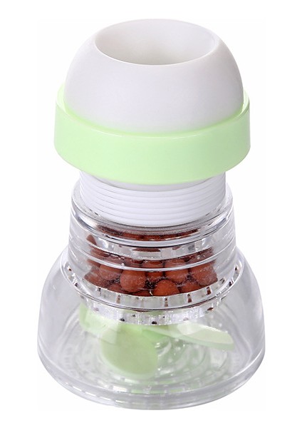 Yükseltilmiş Yeşil Stil Ayarlanabilir Su Tasarruf Derecesi Döner Musluk Aktif Karbon Filtre Musluk Çıkış Uzatıcı Sprey Mutfak Banyo Aksesuarları (Yurt Dışından)