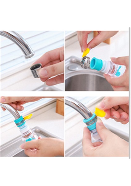 Yeşil-A Tarzı 360 Derece Dönebilen Mutfak Musluğu Başlığı Su Filtre Adaptörü Esnek Hareketli Musluk Başlığı Enerji Tasarrufu Musluk Aerator Difüzör (Yurt Dışından) indirimleri