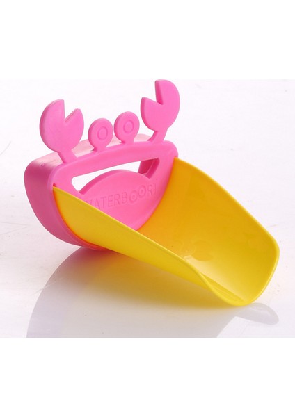 D Stili Çocuk Banyosu Kurbağa Şekilli Musluk Uzatıcı Su Tasarruflu Çizgi Film Çocuklar Yıkama El Su Musluğu Uzantısı Banyo Aksesuarları 1 Adet (Yurt Dışından)